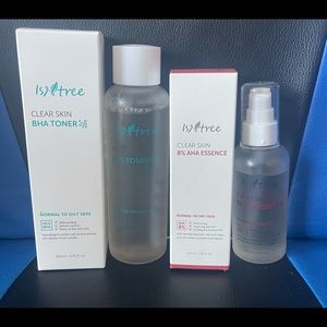 Isntree Clear Skin BHA Toner&8% AHA Essence set
